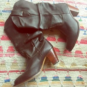 Brown Real Leather Boots